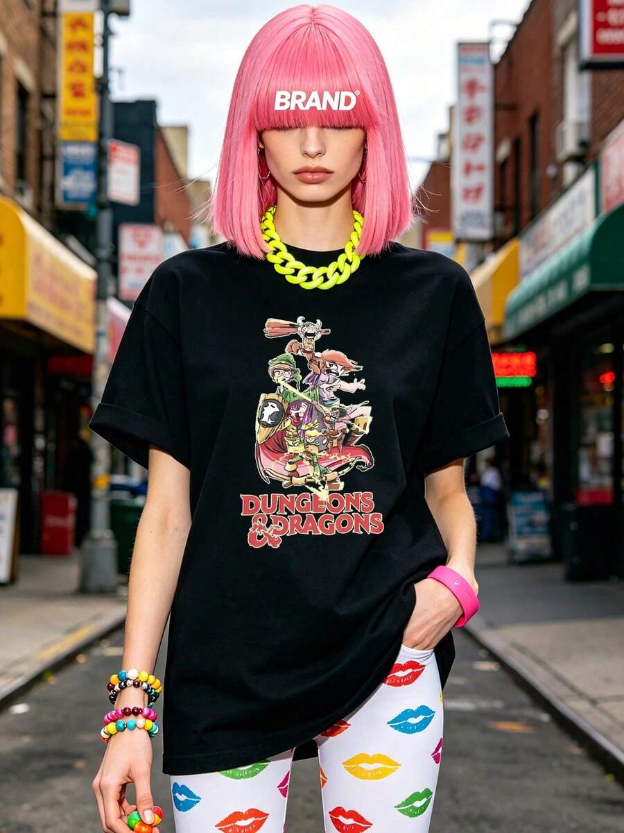 Camiseta de manga corta con cuello redondo suave y casual de verano para mujer, tops para salir, algodón, vintage, estilo callejero europeo y americano, casual deportivo, estilo unisex, estilo casual urbano, tops bonitos, Gen Z, curvas, ropa Y2K, camisetas divertidas, tops para damas, conjuntos de vacaciones para mujer, top lindo, camiseta gráfica, conjuntos de primavera, camisetas holgadas, ropa de calle retro, estilo de los 90, estilo de los 2000, subcultura, top negro, tops blancos, atuendo de fiesta de los 90. Blanco - Negro - Ver 1