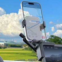 Bộ giá đỡ điện thoại ô tô mới, xoay 360 độ, có thể gập lại, phù hợp cho ô tô và xe điện. - Nhiều màu - Xem 2