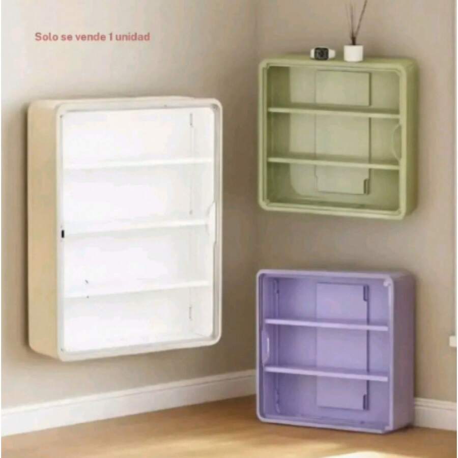 Caja de almacenamiento de pared - Blanco - Ver 1
