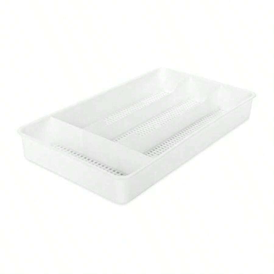 Camco Bandeja cubiertos, Fija, Blanco - Blanco - Ver 1