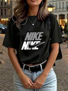 Women T-Shirts - Black - View 4