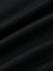 Womenacute;S Summer Halter Bodycon Dress, Solid Color Off Shoulder Low Cut Long Sleeve Ruched Mini Short Dress For Party - Black - View 8