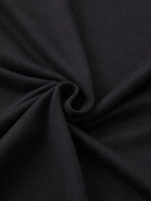 Korean Fashion For Plus Size Women, Printed Short Sleeve Round Neck T-Shirt For Plus Size Women, Loose And Comfortable Clothing, Summer Tops For Women. - 黑色 - 查看 4
