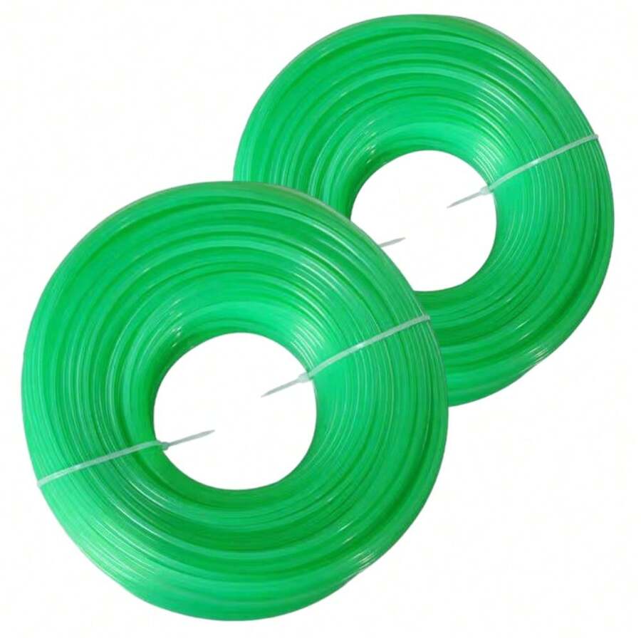 30M Lawn Mower Grass Rope, Universal High-Quality Fully Automatic Grass Rope Machine Nylon Wear-Resistant Wire, Serrated Brush Cutter Accessories, Universal Nylon Grass Rope, 2.4mm Round, Garden Tool, Garden Control Tool