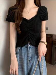 Women Tops - Apricot - View 6