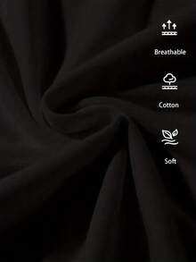 Women's T-Shirt For Spring And Summer - Black - View 4