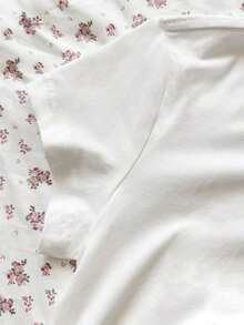 Camiseta casual de mujer de manga corta con cuello redondo y estampado de ciervos de dibujos animados |   Diseño exquisito |   Suelto y cómodo |   Fácil de combinar | - Blanco - Ver 4