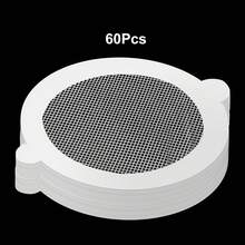 20/60/100pcs Bathroom Shower Drain Hair Catcher Anti-Clogging Mesh Sticker Drain Filter Hair Stopper Cover - White - View 9