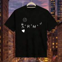 Camiseta de Mujer con Diseño Gráfico de la Gira Mundial de Arirang - Construcción Suave y Transpirable con Diseño Vívido de Grupo Idol y Atractivo de Recuerdos - Regalo Perfecto para Fans del en Cualquier Celebración - Negro - Ver 6