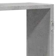 vidaXL Scaffale a Muro Grigio Cemento 159x18x65 cm in Truciolato - Multicolore - Visualizzare 7