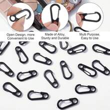5/10/20 piezas Hebillas mini duraderas para exteriores, para camping, senderismo - Llaveros de mochila con resorte, accesorios de mochila, la mejor opción para entusiastas del aire libre, regalos prácticos - Multicolor - Ver 7