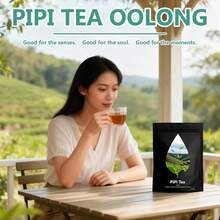 Pipi Tea Oolong,Pipi Oolong Tea, Extra Value 4g*25 Bags Selected Tea Leaves, Cortisol & Calming Tea For Stress Relief, Vegan, Non-GMO (1) - 1 - 查看 4