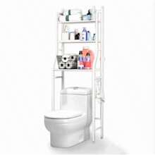 Scaffale indipendente in acciaio inossidabile per bar: salvaspazio e design minimalista - Bianco - Visualizzare 6