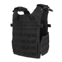CHALECO DE CAZA PORTA PLACA GUNNER MARCA CONDOR - Negro - Ver 2