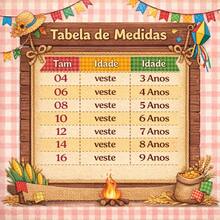 Children's Festa Junina Dress, Sunflower Plaid, Yellow Heart, Girl's Quadrilha Dance, Flared, Country Style, Luxury, São João, Ruffled, Queen Of The Corn - Màu vàng - Xem 6