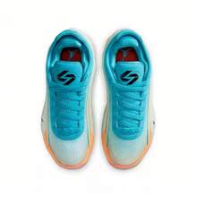 Nike JORDAN LUKA 5 LIFE BG Sports Cushioning Performance Basketball Shoes For Big Kids - Blue/Orange/Green - View 4