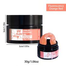 Multi-Color 3D Resin UV Clay, Suitable For 3D Carving Extension Art Hard Gel, Perfect For Simple Handmade Craft Modeling UV Home DIY - 30g - View 20