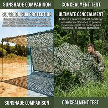 Outdoor Shade Net, Camouflage Camo Net, Garden Shade Net, Hunting Concealment Net, Suitable For Outdoor Camping, Hunting, Party Decoration, Yard Decoration, Car Shade - Woodland Camo Net Roll - Woodland Camouflage - View 4
