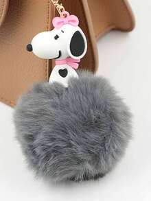 Llavero colgante con diseño de Snoopy de dibujos animados para decoración de automóvil, pequeño accesorio para niñas, regalo temático de estado de ánimo para parejas, pequeño presente para amantes - irregular - Ver 12