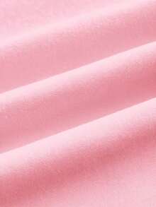 Top elegante de un hombro con un giro en color rojo burdeos delgado para mujer - Rosa Pálido - Ver 10