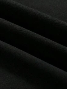 Women's Three-Piece Set Of Short-Sleeve Crew Neck T-Shirts, 100% Cotton, Thick Black And White T-Shirts, Popular Pattern And Letter Print, Unisex, Short Sleeve, Novelty For Spring/Summer And Autumn, Breathable And Comfortable, Simple And Versatile, Urban Style, Custom Slogan, Matching Sets For Couples, Base Layer, Suitable For Wearing On Labor Day And Mother's Day - 黑色 - 查看 4