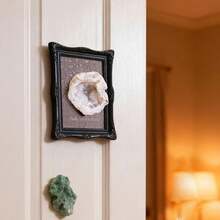 1PC Natural Crystal Ore Photo Frame Refrigerator Magnet, Reiki Energy Healing Feng Shui Decor, Good Luck Home Office Ornament, Thanksgiving Christmas Gift - Mining Marker Frame - View 4