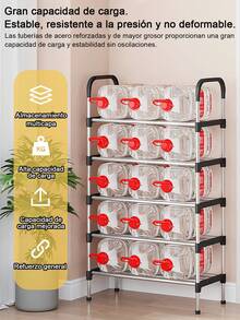 Storage Rack 3 Layers Shoe Rack Easy To Assemble, Shoe Rack 5 Tier Home Storage Rack, Shoe Rack, 3/4/5/6 Layers Shoe Rack - Multicolor - View 3
