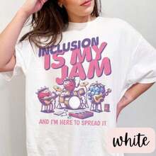 La Inclusión Es Mi Pasión Camiseta para Maestros de Educación Especial Regalos para Maestros de SPED Camiseta para Maestros de SPED Camiseta para Maestros Camiseta Blanca para Maestros tops de mujer camisetas - Estilo - Ver 4
