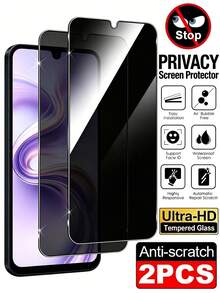 2 Pezzi Pellicola in Vetro Temperato Anti-Sbirciatura Protezione Schermo Mobile Durezza 9H Resistente a Esplosioni e Graffi Anti-Spia Liscia con Serbatoio d'Olio Senza Bolle Assorbimento Automatico Pellicola Protettiva Compatibile con Xiaomi Poco X6 Note 13 14 Pro 4G 5G 14C A5 A4/Compatibile con Samsung Galaxy S26 S25 S24 Ultra FE A57 A37 A27 A07 Protezione Privacy Ufficio/Metropolitana Non Supporta il Riconoscimento delle Impronte Digitali - Trasparente - Visualizzare 2