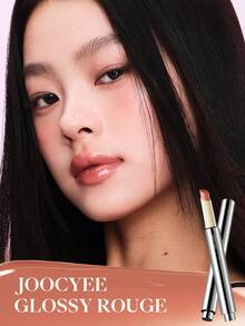 JOOCYEE GLOSSY ROUGE 高透光度轻盈定妆唇釉，镜面般光泽，不粘腻，保湿唇釉，自然妆效，持久不晕染 - 561 Naked Tea - 查看 2