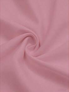 Blusa casual elegante de mujer con cuello redondo en color champán, cuello en V, manga corta abullonada, con adornos de perlas falsas, corte holgado, adecuada para ir a trabajar, elegancia cotidiana.Elegante, casual, atuendo casual para mujer, ro - Rosa - Ver 3