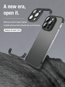 這款無框手機殼提供四角保護，採用極簡設計且具有優異的散熱性能。兼容 Phone 17 Pro Max/17 Pro/17 Air/17/16 Pro Max/16 Pro/16 Plus/16/15/14/13/12/11 及其他機型。同時包含多項功能，如四角保護與抗震鏡頭保護。 - 黑色 - 查看 2