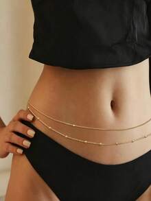 Gold Beaded Chain