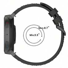 22MM 柔軟矽膠錶帶 適用於 Watch GT6 /GT5 /GT4 /GT3 46mm 適用於 GTR4 /GTR3 耐用快拆錶帶 - 22mm - 查看 5