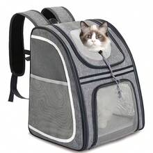Pet Backpack - Grey - View 1