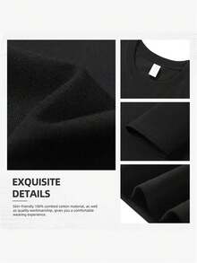 Women's T-Shirt, Plus Sizes 0XL-5XL, 180 G/M² T-Shirt - Librarian, Books And Pumpkin Design, For Book Lovers, Book Exchange Events And Autumn Outfits, Casual Short Sleeve Crew Neck Black T-Shirt, Women's Going Out Tops - 黑色 - 查看 5