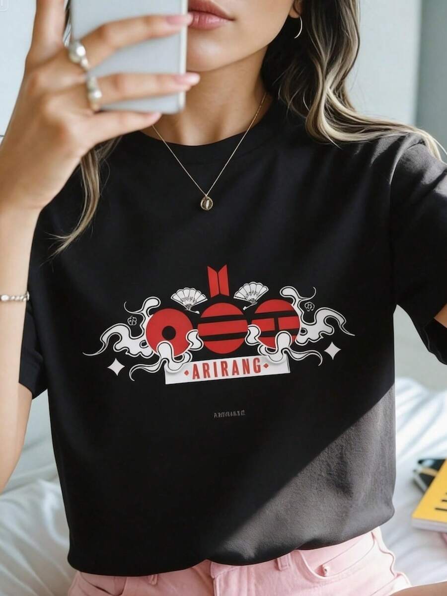 Women T-Shirts - Black - View 1