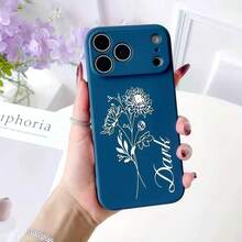 1 chiếc ốp lưng điện thoại TPU màu hồng chống sốc tùy chỉnh, tương thích với Apple 16 15 14 13 12 11 Plus Pro Max Pro, Galaxy S25, Galaxy S24 Plus, Galaxy S23 FE, Galaxy S22 Ultra Series. Thích hợp làm quà tặng Lễ Tạ ơn, Halloween, Giáng sinh, Sinh nhật, Đám cưới hoặc các dịp lễ khác cho gia đình, bạn bè, người yêu. - trắng - Xem 6