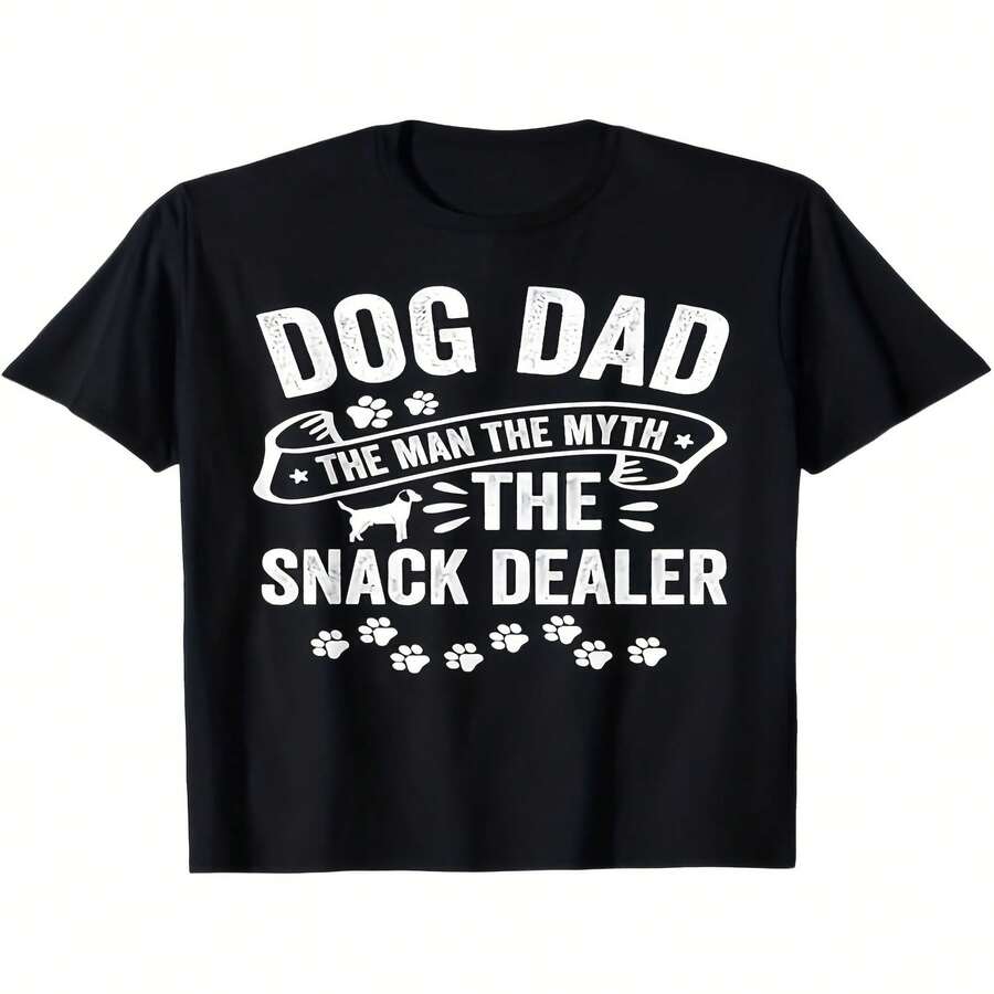 Divertidas y originales camisetas negras para el Día de la Independencia y el Día del Padre, dise?adas especialmente para amantes de los perros. Disponibles en tallas de la S a la XXXL. Un regalo perfecto para hombres, unisex, familiares y amigos, ideal para Halloween, Acción de Gracias o Navidad. También disponibles en tallas grandes. - Negro - Ver 1