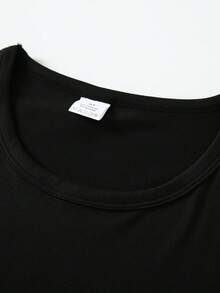 Women's T-Shirt For Spring And Summer - Black - View 7