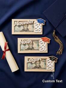 Personalized Graduation Gift Card Holder, 2026 Graduation Gift, High School Graduation, Graduate Gift, High School Graduate Gift, Postgraduate Graduation Gift, Graduation Souvenir, High School Graduate Gift, College Graduate Gift, Customized Graduation Gift - C-name Graduation Wallet - View 1