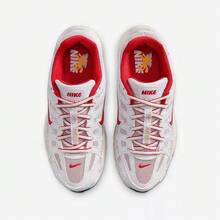 Nike P-6000 (GS) Giày thể thao cổ thấp trẻ em nhẹ thoáng khí phong cách retro casual - Trắng/Đỏ - Xem 7