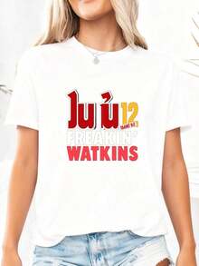 Camiseta de Mujer Juju Freakin Watkins Juju Watkins de Algodón Puro - Blanco 1 - Ver 3