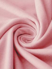 Talla Grande, Camiseta Casual de Manga Corta con Cuello Redondo y Estampado de Frutas Naranjas con Hojas para Mujer de Talla Grande - Rosa - Ver 4