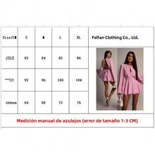 Vestido corto elegante 2026, espalda descubierta, cintura marcada, corte favorecedor para mujer. - Caqui - Ver 3