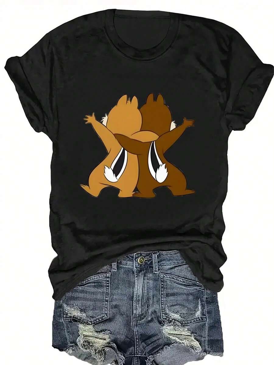 Tallas Grandes, Blusa de Manga Corta Oversize para Mujer - Top Casual de Cuello Redondo y Corte Holgado, Adecuada para Primavera y Verano, Ropa Casual, Transición de Oficina a Casual - Blusas Transpirables y Cómodas (No - Negro - Ver 1