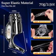 Wolf Fang Penis Vibrating Sleeve, G-Spot Vaginal Massager, Penis Enlargement Sleeve, Sex Toy, Clitoral Vibrator Massager,Sex Toys For Men Women Couples - 均碼 - 查看 3