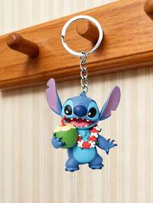 Móc khóa acrylic phẳng xuyên biên giới mới của Disney, vật trang trí ngăn hành lý, móc treo chìa khóa xe hơi. - Nhiều kiểu dáng - Xem 1