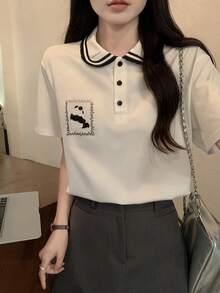 Women Tops - White - View 2