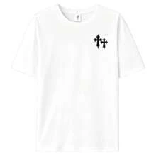 FEEGO Graphic T-Shirt For Boys And Teens With Lightweight And Breathable Fabric For Comfortable Casual Wear In Summer And Everyday Urban Style, Perfect For Outdoor Activities, Fun T-Shirt, Fashion T-Shirt, Christian Faith T-Shirt, Anime T-Shirt, Oversized Urban Style. - 白色 - 查看 4